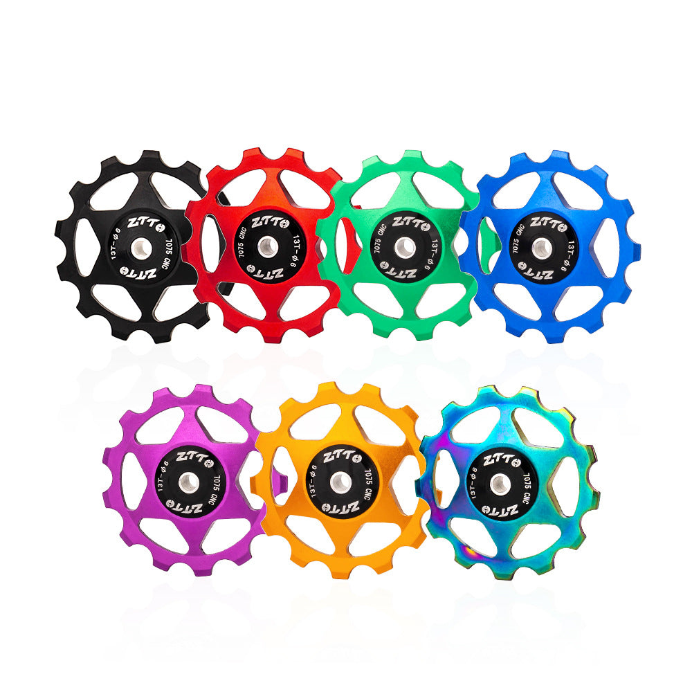 ZTTO 13T Aluminium Alloy Bike Rear Derailleur Pulley Bearing Wheel Guide Roller ZTTO 13T Aluminium Alloy Bike Rear Derailleur Pulley Bearing Wheel Guide Roller